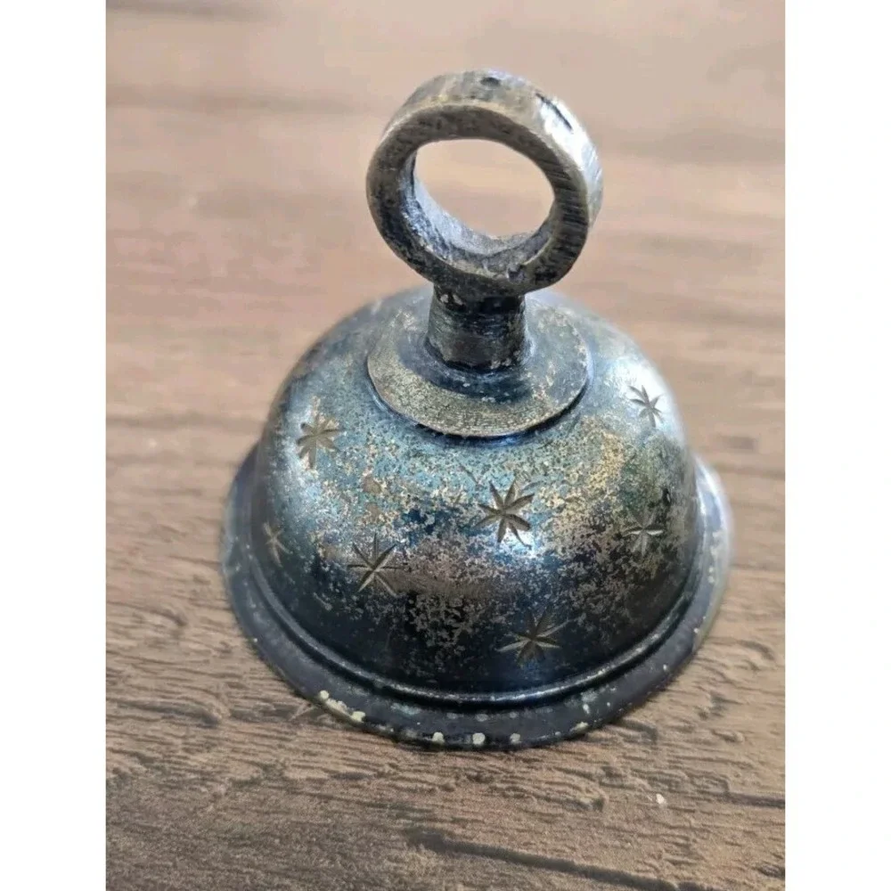 VTG 1954 SS SARNA Made In India Hand Crafted Etched Meditation Bell 1.75